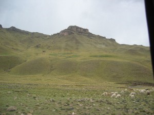 Landschaft in den Anden