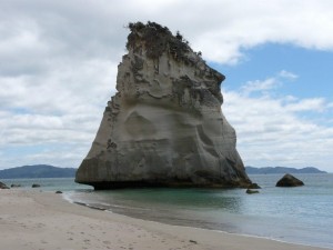 Felsen bei Cathedral-Cove