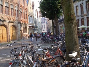 Fahrräder gehören zum Stadtbild
