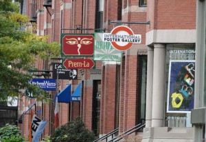 Newbury Street in Boston