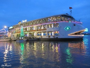 Floating Restaurant auf dem Saigon Fluss