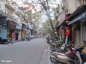 in der Altstadt von Hanoi