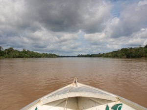 Fahrt auf dem Rio Javari