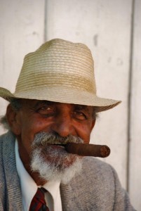 Kubaner mit Zigarre