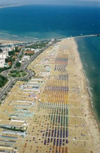Mega Strand in Rimini