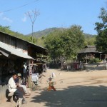 Ein Dorf der Akha 