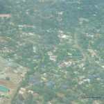 Flug über Nairobi 