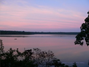 Abendstimmung auf dem Kratersee