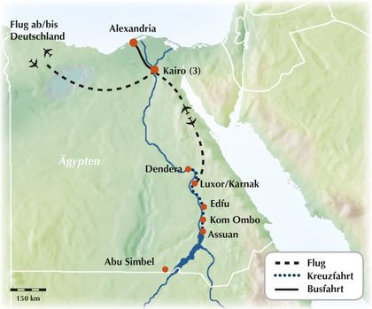 Nilkreuzfahrt: 11-tägige Gruppenrundreise durch Ägypten - Auf den Spuren der Pharaonen und altägyptischer Schätze