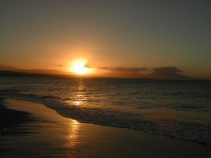 Domenikanische Republik Sonnenuntergang Sosua