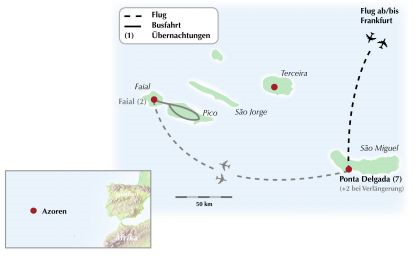 Die Azoren - Eine Gruppenreise zu den paradiesischen Inseln mitten im Atlantik