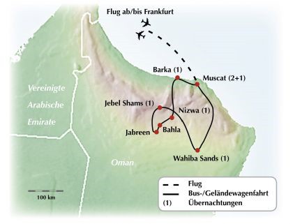 Oman - Eine Gruppenrundreise in das Land der Märchen aus Tausendundeiner Nacht