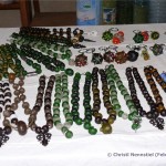 Perlen aus recyceltem Glas 