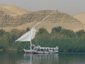 Segelboot auf dem Nil 