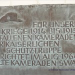 Plakette an der Alten Feste 