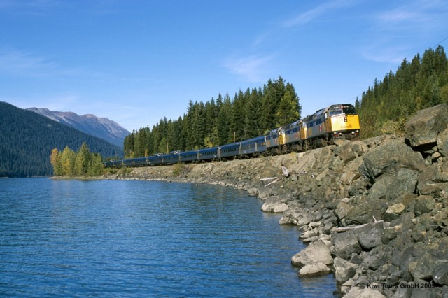 Kanada Zugreise mit dem "Canadian" von Toronto über Jaspar nach Vancouver