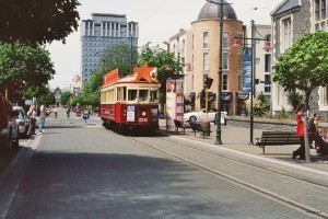 Trambahn in Christchurch