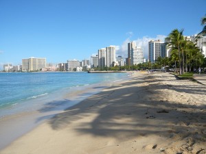 Honolulu Waikiki-beach