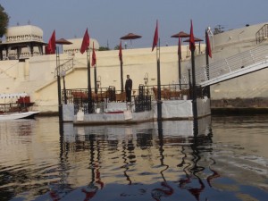 Maharadjas private Bootsanlegestelle