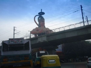 Delhi im Abendlicht