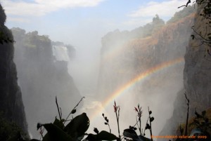 Victoria Falls, Blick in die Schlucht beim Devil's Cataract