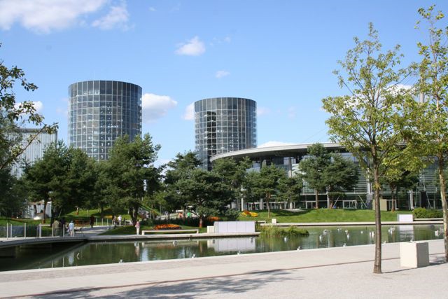 ein Blick auf die Autostadt