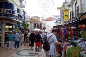 Calle San Miguel-Einkaufsstrasse von Torremolinos