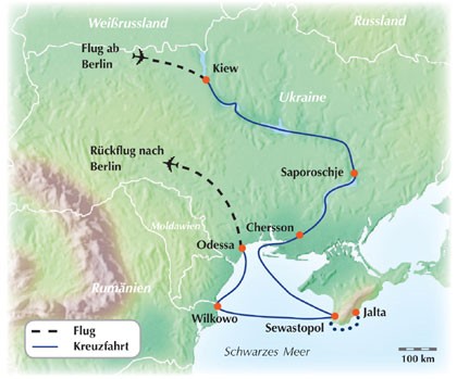 Entdecken Sie die Ukraine auf einer 13-tägigen Dnjepr Flusskreuzfahrt