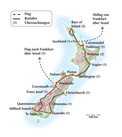 Gruppenreise nach Neuseeland - Eine Rundreise zum "Schönsten Ende der Welt"