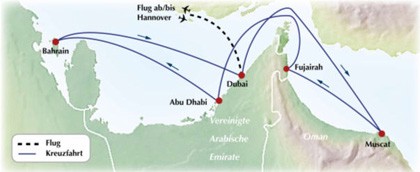 Orient-Kreuzfahrt ab / bis Dubai