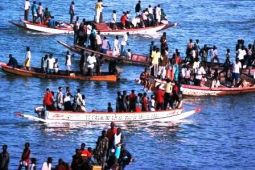 Fischer auf dem Senegalfluss