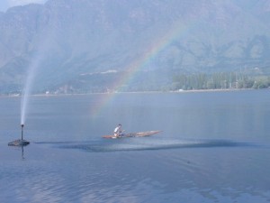 Regenbogen am Dal See