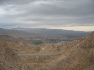 Strasse in Richtung Nasca