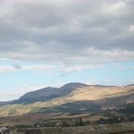 Ronda, eine kleine Stadt in den Bergen von Andalusien