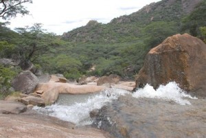 Matobo Nationalpark - Lumene Wasserfall2
