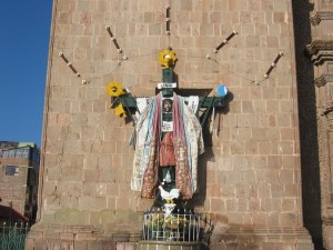 Christusstatur in den Anden