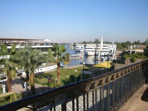 Schiffe auf dem Nil