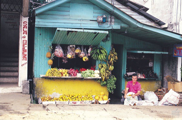 Obststand in Costa Rica