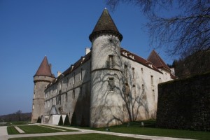 Château Bazoches bei strahlendem Sonnenschein