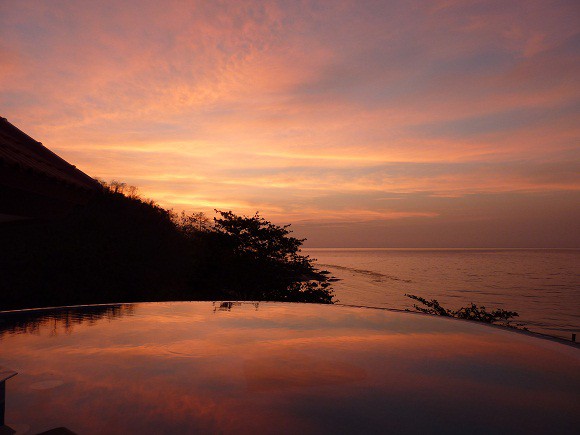 Sonnenaufgang auf der Insel Palawan