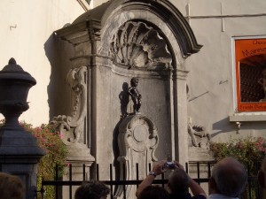 ein nettes Fotomotiv: Manneken Pis