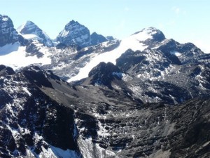 Blick auf den Illusion in der Cordillera Real