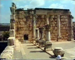 Synagoge in Kafarnaum (Galiläa)