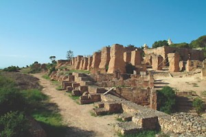 Ruinenfeld in Karthago Tunesien
