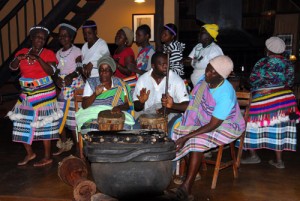 Südafrika -Soutpansberge - Traditioneller Tanz der Venda