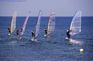 Windsurfing auf Comino