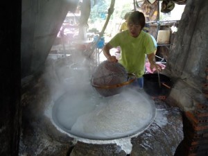 Reisnudelfabrik Chiang Mai Thailand