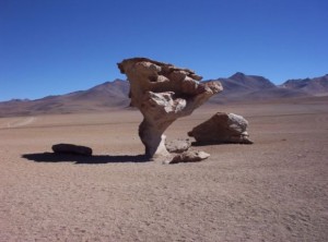 DerArbol de Piedra südlich von Uyuni