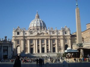 Petersplatz mit Petersdom