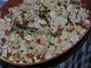 Ceviche aus Palmenherzen